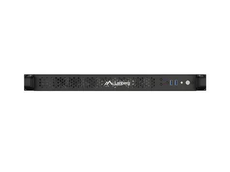 Lanberg SC01-6501-12B / Obudowa serwerowa / 19" 1U / E-ATX / 8x 40 mm PWM / bez zasilacza