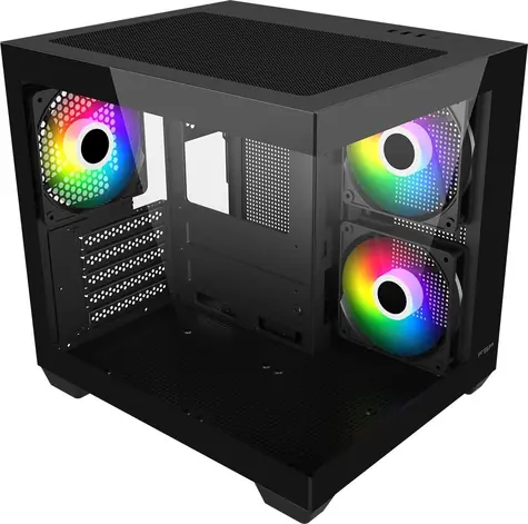 Fortron FSP S140-BA czarny / Obudowa / SFF i komputer stacjonarny / Micro ATX / Mini-ITX / ARGB