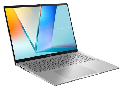 Asus Vivobook S16 OLED srebrny / Notebook / 16" WUXGA / AMD RYZEN AI 9 465 2.0GHz / 32GB / 512GB SSD / AMD Radeon 880M 