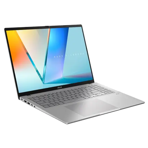 Asus Vivobook S16 srebrny / Notebook / 16" WUXGA OLED / RYZEN AI 7 445 / 32 GB / 512 GB SSD / bez systemu operacyjnego