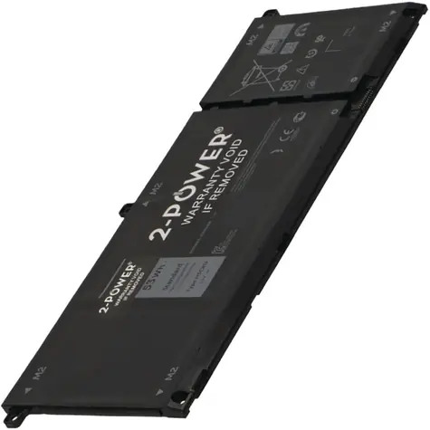 Akumulator 2-Power do laptopów DELL Latitude 3410/3510 i Inspiron 5501/7306 / Akumulator do laptopa / 15 V / 3530 mAh / 53 Wh