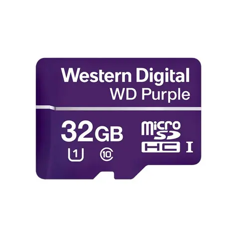 WD Purple MicroSDHC 32 GB / Karta pamięci / UHS-I U1 / Klasa 10