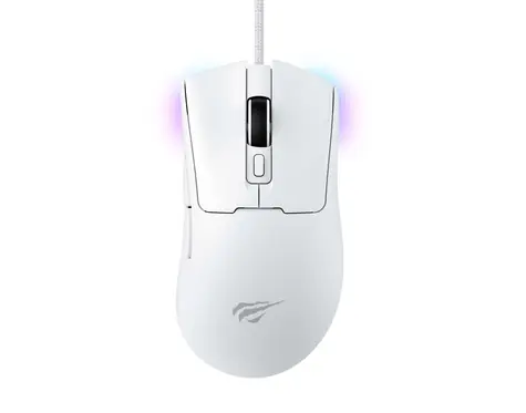 Havit MS966 biała / Mysz gamingowa / optyczna / 7 przycisków / USB / 1,6 m