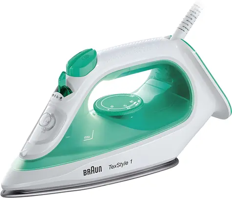 Braun TexStyle 1 SI 1040.GR biało-zielone / Żelazko parowe / 2000 W / 120 g/min / powierzchnia ceramiczna