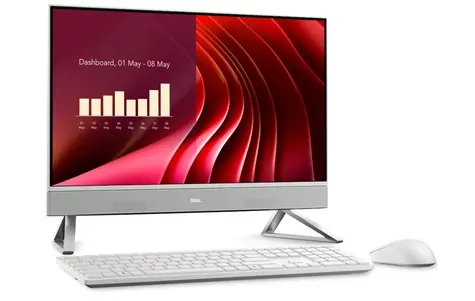DELL 24 All-in-One EC24250 biały / Komputer All-in-One / 23,8" FHD / Intel Core 7 150U / 16 GB / 1 TB SSD / Intel UHD / W11P
