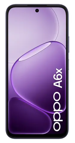Oppo A6X 4+128GB fioletowy / Telefon komórkowy / 6,75" LCD / 120Hz / Snapdragon 685 / 6100 mAh / Android 15