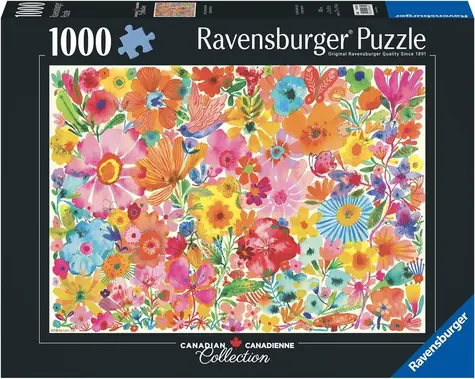 Puzzle Ravensburger Blooming Beautys Kolekcja kanadyjska / 1000 elementów