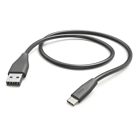 HAMA czarny / Kabel danych / USB-A - USB-C / 1,5 m / 480 Mbit/s