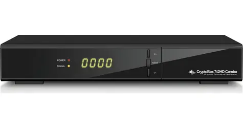 AB CryptoBox 742HD / Dekoder / DVB-S2, DVB-T2, DVB-C / Full HD / HDMI / gniazdo CI