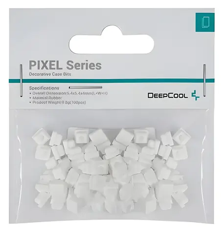 DEEPCOOL PIXEL biały / Dekoracyjne bity do obudowy / 100 szt. / gumowe