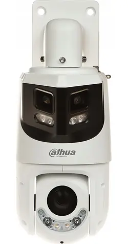 Dahua SDT4E425-8P-GB-APV1 biała / Kamera IP zewnętrzna panoramiczna+PTZ / 8 Mpx 180° + 4 Mpx 25-krotny zoom / IR 100 m / IP66 / PoE+ 