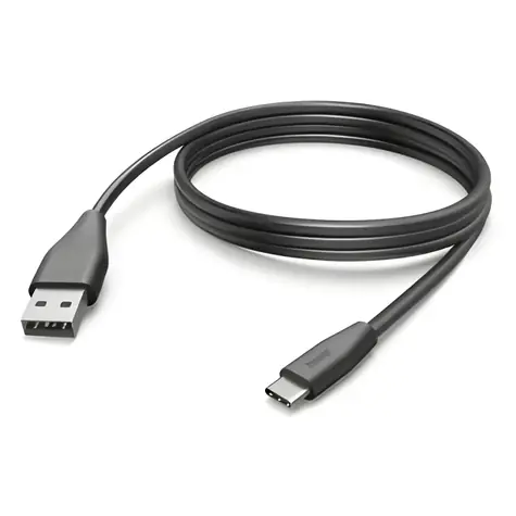 HAMA USB-C - USB-A 3 m czarny / Kabel ładujący / 480 Mbit/s