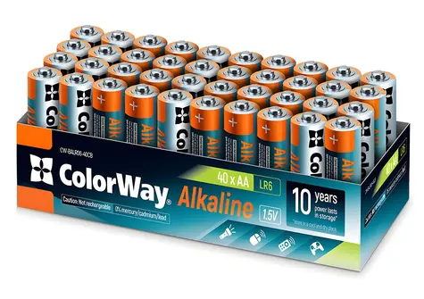 Colorway baterie alkaliczne AA 40 szt. / 1,5 V