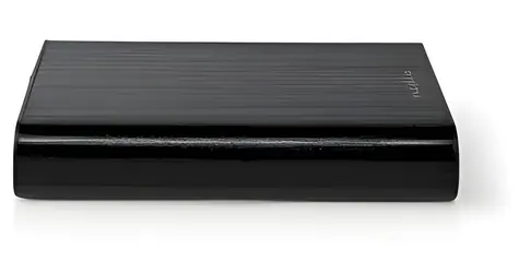 Nedis / Zewnętrzna obudowa na dysk twardy 3,5" / SATA I/II/III / USB 3.1 Gen1 / USB-C i USB-A / aluminiowa