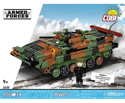 Cobi 2630 BWP-1 / Zestaw konstrukcyjny / 756 klocków / 1 figurka / od 9 lat