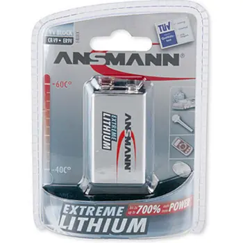 Ansmann Extreme Lithium 9V / Bateria / Litowa / 1 szt.