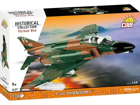 Cobi 2427 F-4C Phantom II / Zestaw / 1:48 / 738 elementów / od 9 lat