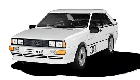 Cobi 24665 Audi Quattro 1980 biały / Zestaw konstrukcyjny / 1:35 / 79 elementów / od 7 lat