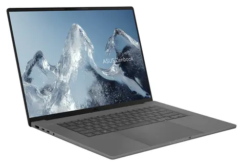 Asus Zenbook A16 UX3607QA-OLED110WZ szary / Notebook / 16" WUXGA OLED / Snapdragon X1 26 100 3GHz / 16 GB / 512 GB SSD