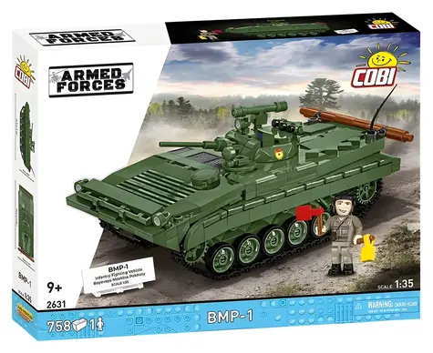 Cobi 2631 Wojskowe BMP-1 / Zestaw konstrukcyjny / 758 elementów / 1 figurka / od 9 lat