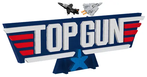 Cobi 5925 Logo Top Gun / Zestaw konstrukcyjny / 628 elementów / od 9 lat