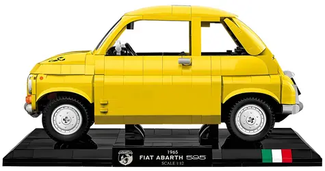 Cobi 24353 Fiat 500 Abarth Executive Edition / Zestaw konstrukcyjny / 1:12 / 1223 klocki / od 12 lat
