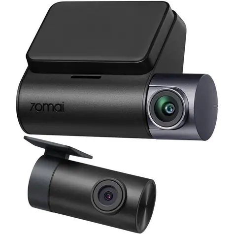 70mai Dash Cam A410-1 + kamera tylna RC21 / Kamera samochodowa / 2K 2560×1440 / 125° / Wi-Fi / GPS