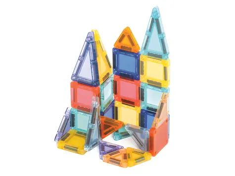 Zestaw konstrukcyjny Ludi Magnetic mini / Zestaw konstrukcyjny magnetyczny / 26 elementów / od 3 lat