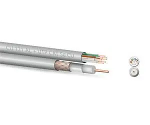 Zircon 121 CU AL + UTP 5e CU / Kabel koncentryczny / 150 m