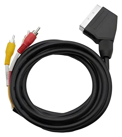 Amiko / Kabel połączeniowy / 3× RCA - SCART / 2 m