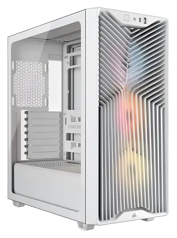 Corsair 3200D RS ARGB biały / Mid-Tower / ATX / przezroczysty panel boczny