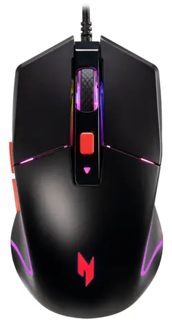 Acer Nitro NMW100 czarna / Mysz gamingowa / 7200 DPI / 7 przycisków / RGB / USB-A
