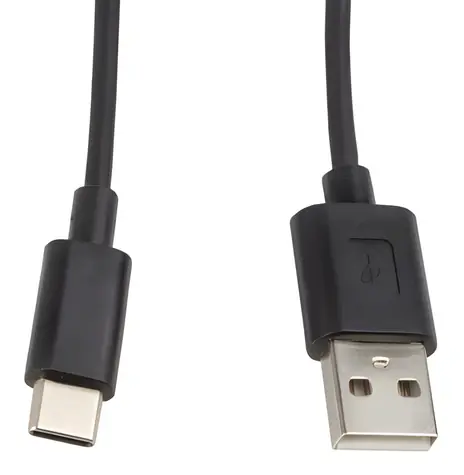 Lanberg USB 2.0 Type-C (M) - USB-A (M) 1 m czarny / Kabel USB do transmisji danych / 480 Mbit/s