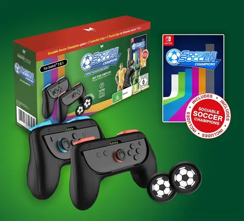 Kit Ubisoft Sociable Soccer Champions / Zestaw gier / Nintendo Switch 1 i 2