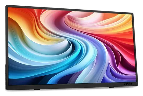 15,6" Acer PM161QT czarny / Monitor przenośny / IPS / FHD / 60 Hz / Dotykowy / HDR10