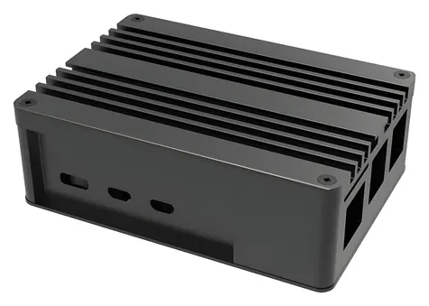 Akasa Pi-5 Pro czarna / Pasywna obudowa aluminiowa / Raspberry Pi 5 / bez wentylatora