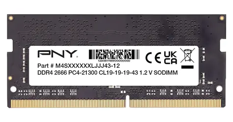 PNY MN8GSD42666 / RAM / 8 GB / DDR4 / 2666 MHz / SO-DIMM / CL19