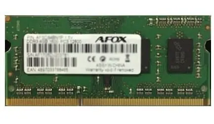 AFOX 8 GB (1 x 8 GB) 1600 MHz / pamięć RAM SO-DIMM / DDR3L / 1,35 V