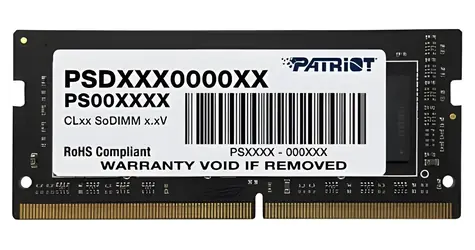 Patriot 8 GB / RAM / DDR4 / SO-DIMM / 3200 MHz / CL22 / 1,2 V
