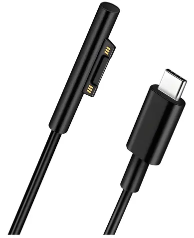 MicroConnect USB-C do Surface czarny / Kabel zasilający / 1,5 m