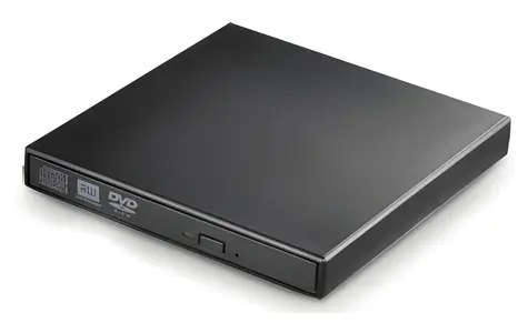 CoreParts USB 2.0 Portable Slim CDRW czarny / Napęd optyczny / CD-RW / USB 2.0 / 24x