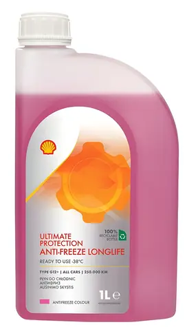 Shell Antifreeze Longlife Ultimate / Płyn chłodzący / 1 l