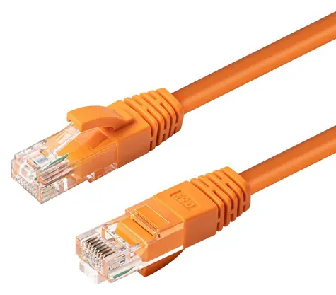 MicroConnect CAT6a U/UTP 2m pomarańczowy / LSZH