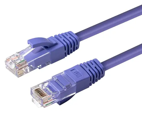 MicroConnect CAT6a U/UTP 0,5m fioletowy / LSZH