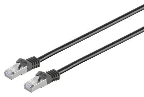 MicroConnect CAT7 S/FTP 1,5 m czarny / kabel krosowy / RJ-45
