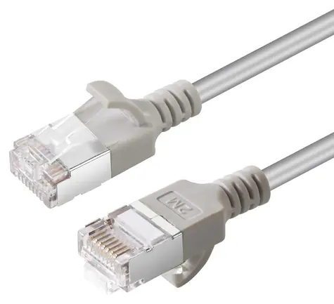 MicroConnect CAT6A U/FTP SLIM 10m szary / LSZH