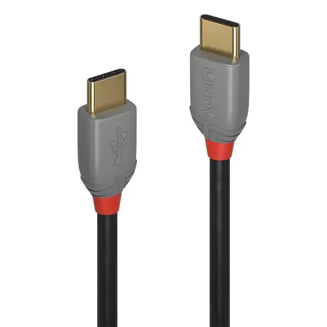 Lindy USB-C 1 m czarny / kabel USB / USB 2.0 / 480 Mbit/s