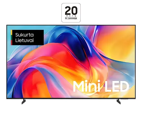 75" Samsung UE75M70H czarny / SMART TV / 4K UHD / Mini LED / HDR10+ / Tizen / 3x HDMI / Wi-Fi / BT / głośniki 20 W