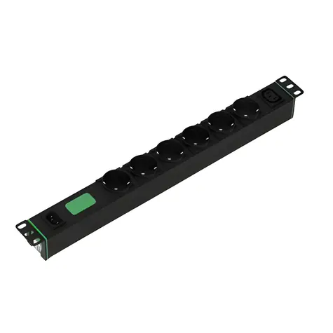 APC Easy PDU Basic czarny / 6x Schuko / 1x C13 / 1U / 10A / 230V 