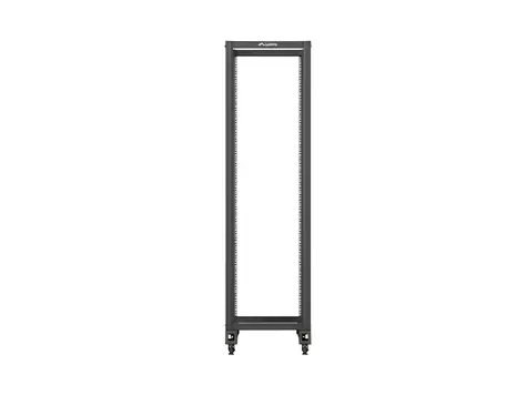 Lanberg Open Rack 42U czarny / Szafa rack / 19" / Szerokość 600 mm / Głębokość 1000 mm / Nośność 600 kg